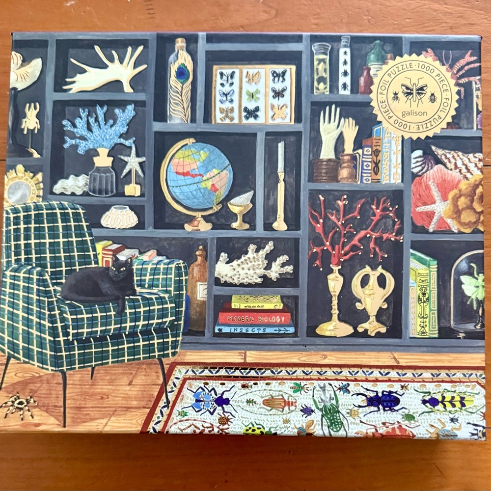 Pavilion Black and Green Puzzle